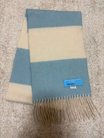 Johnstons 100% 캐시미어 머플러 미사용