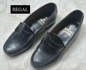 컨디션 최상 리갈 코인 로퍼 블랙 23.5 가죽 신발