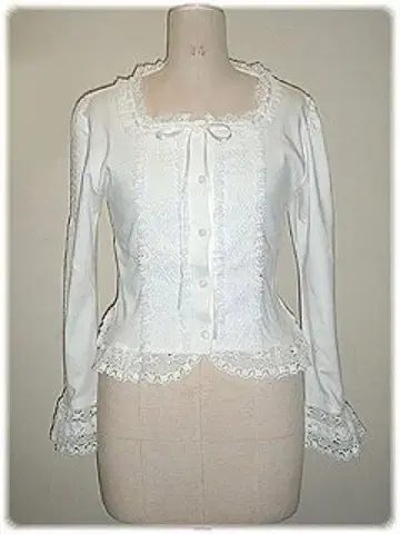 BABY 토션 레이스 시스루 소매 가디건