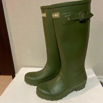 RUBBER DUCK 올리브 그린 장화