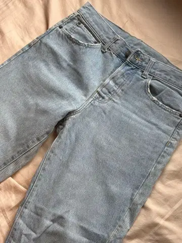 라이트 블루 스트레이트 데님 zara