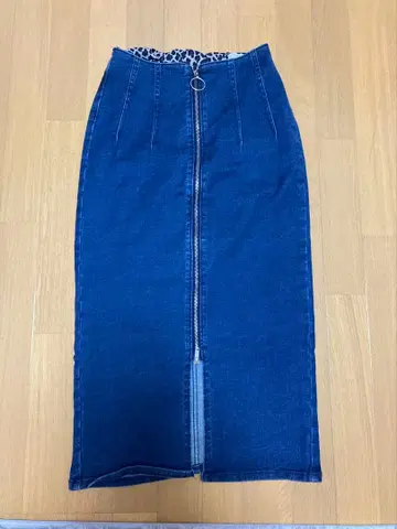 SOMETHING 데님 스커트 S 사이즈 파랑 SKT985