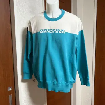 브리핑 골프 MENS WR BI-CLR 크루넥 니트