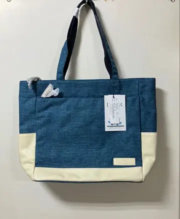 B.C.+Ishutal 나일론 토트백 스카이블루 새상품 미사용