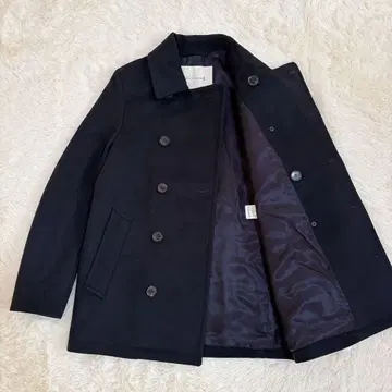 새상품급 매킨토시 멜톤 울 피코트 더블 버튼