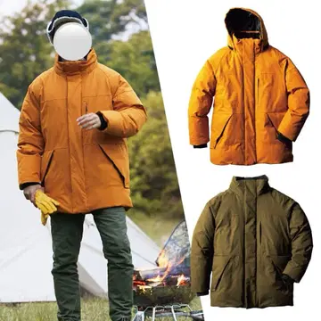 FLAME TECH MONSTER PARKA S 사이즈 오렌지