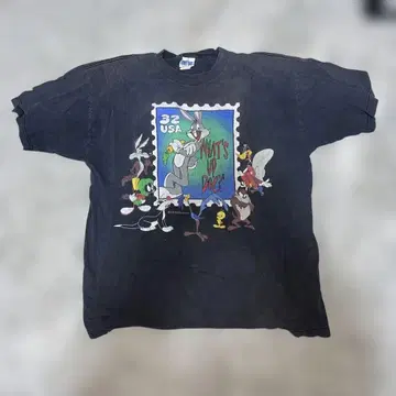 루니 툰즈 T셔츠 블랙 즉시 결제 가능