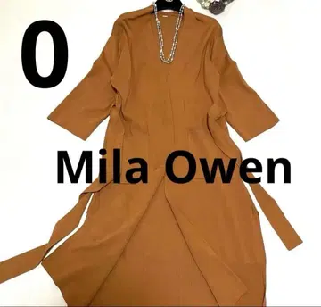 새상품급 미라 오웬 롱 가디건 사이즈 0 프리 루즈핏 브라운