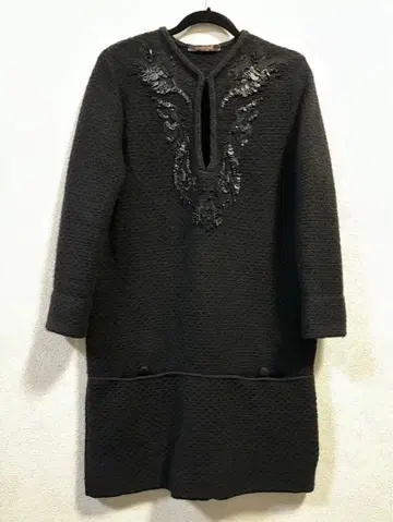 Roberto Cavalli: 원피스 블랙 컬러 (캐시미어, 울 등)