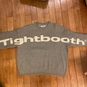 Tightbooth 그레이 니트 스웨터