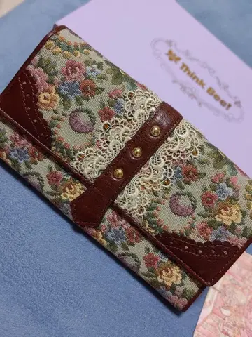 think bee! 싱크비 꽃무늬 레이스 고블랑 장지갑