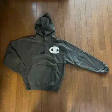 CHAMPION 후드티 카키 M 사이즈