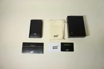 새상품 미사용품 몽블랑 MONTBLANC 카드 케이스 블랙 부속품 완비