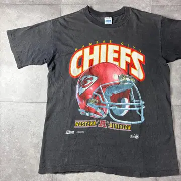 빈티지 오니 페이드 Kansas City Chiefs T셔츠 90s