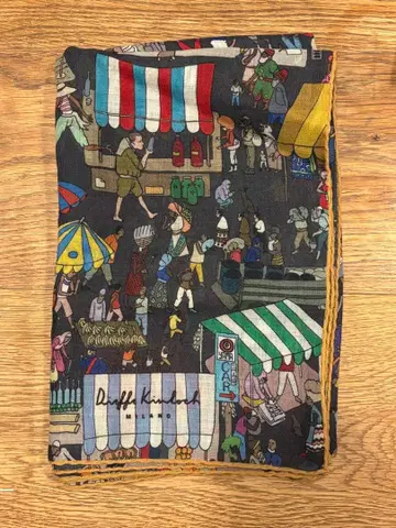 Dieffe Kinloch 울 스카프 미사용 새상품