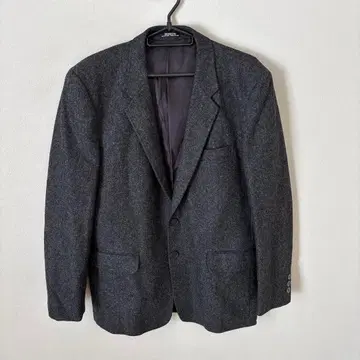 DOMON 다크 그레이 울 자켓 코트 L