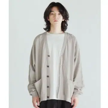 slick 라이트 그레이 가디건 L