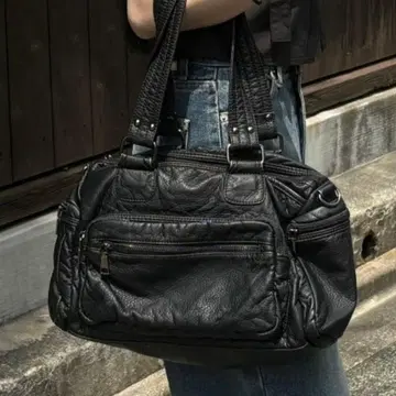 치카시츠 멀티 포켓 빈티지 토트백 핸드백