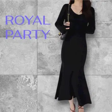 ROYALPARTY 로얄 파티 롱 니트 원피스 머메이드