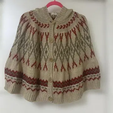 사만사 모스모스 니트 판초