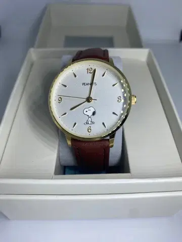 피넛 PEANUTS 스누피 여성용 싱글 컬러 손목시계