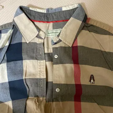 Hush Puppies 체크 무늬 긴팔 셔츠