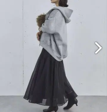 DOUX ARCHIVES W ZIP 본딩 BIG 후드티