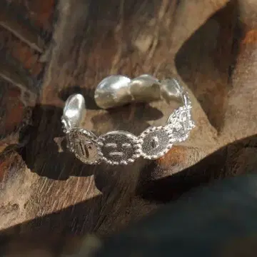 [ S925순은 ] 표정 모티브 디자인 오픈 링