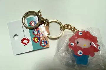 산리오 클리어 컬러 키링 키티