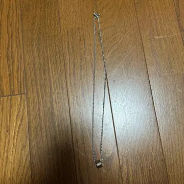 실버 체인 목걸이