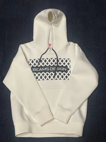BEAMS DESIGN 후드 부착 후드티 S 사이즈 화이트