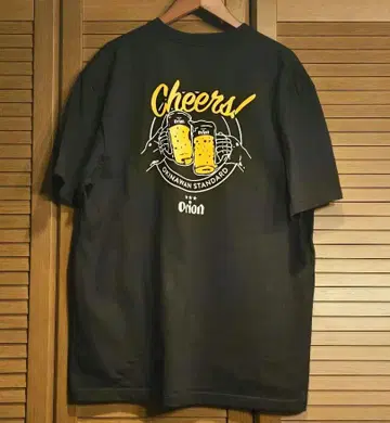 오리온 Cheers! 티셔츠 반팔 블랙 XL 오리온 맥주