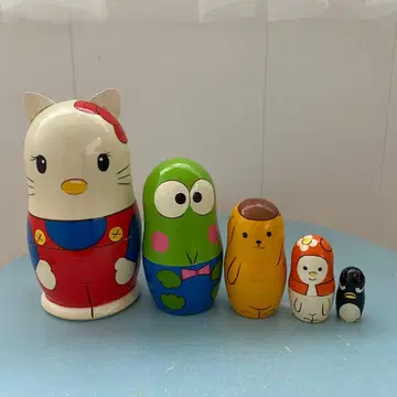 키티풍 마트료시카 5피스