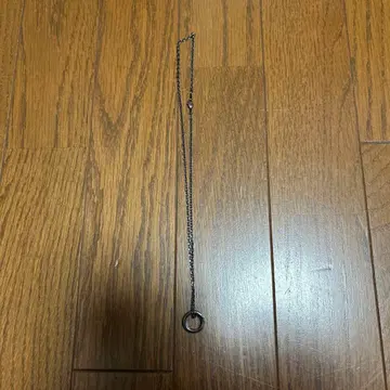 심플한 금속제 목걸이 약 50cm