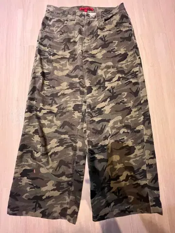 Jaded London 카모플라쥬 와이드 팬츠