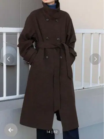 스탠드 카라 롱 코트 겨울 M 당일 발송