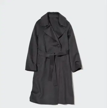 유니클로 더블 페이스 롱 코트