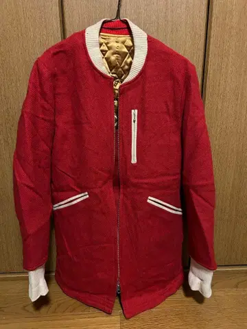 Dry Bones 카 코트 파라오 바시티 자켓