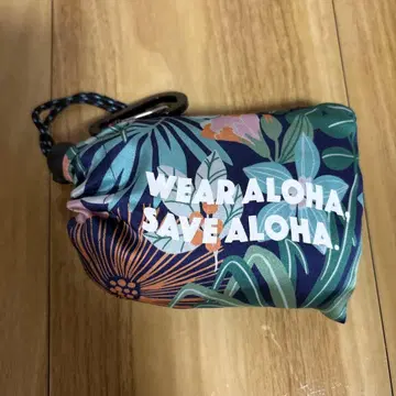 빔즈 WEAR ALOHA SAVE ALOHA 플로럴 디자인 에코백