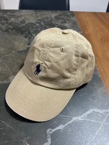 POLO 베이지 야구 모자