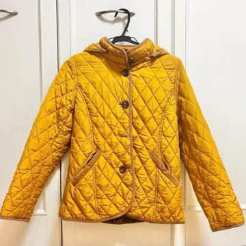 [ 새상품급 ] beams 2way 퀼팅 자켓 머스타드 컬러 S