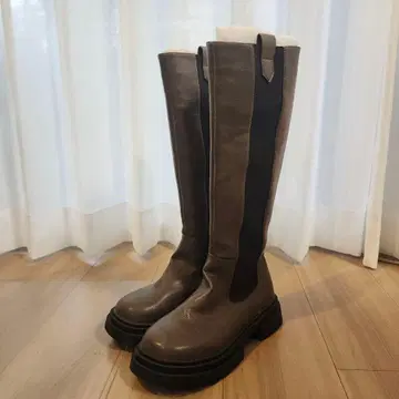 사이드 고어 롱 부츠