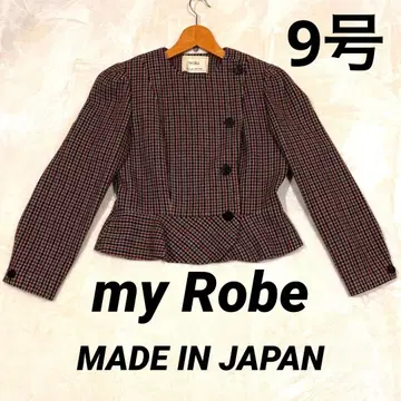 [일본제] my Robe 하운드투스 울 자켓 9호 고급 숏 기장 모던