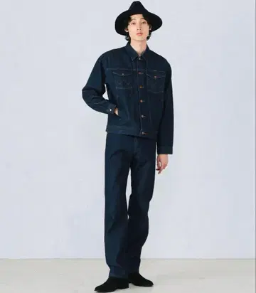 Wrangle 랭글러 셋업 데님 자켓 데님 팬츠