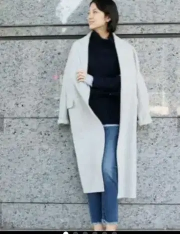 Deuxieme Classe Victorian 리버 코트 라이트 그레이