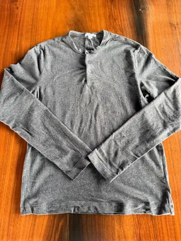 JAMES PERSE 제임스 퍼스 그레이 헨리넥 긴팔