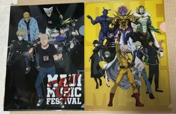 애니메이션 10주년 기념 원펀맨 음악제 집합 클리어 파일 2종