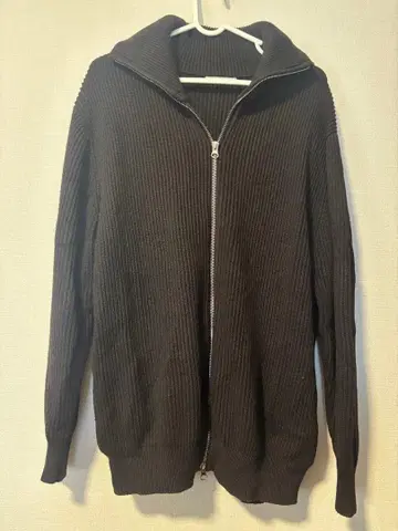 ZAPA 다크 브라운 집업 가디건