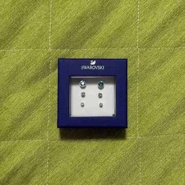 Swarovski 스터드 귀걸이 2커플 세트