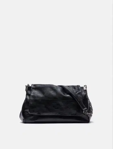 ZARA 락 플랩 숄더백 블랙